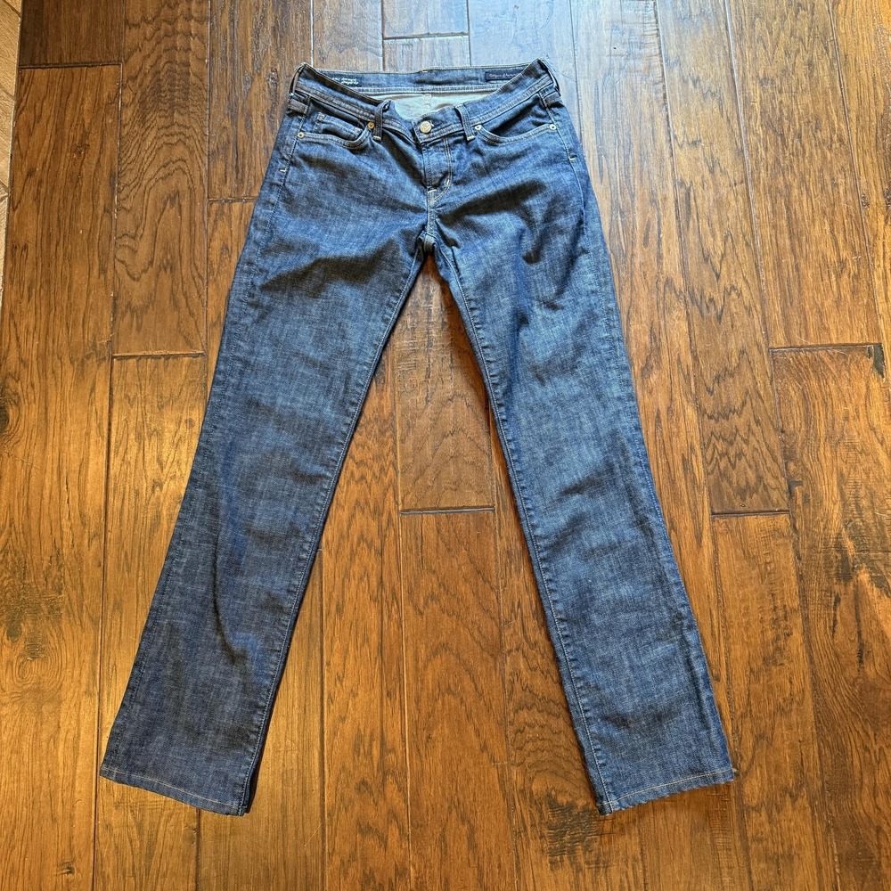 Citizens of Humanity Jeans Womens 28 Low Waist Straight Leg Stretch Made USA